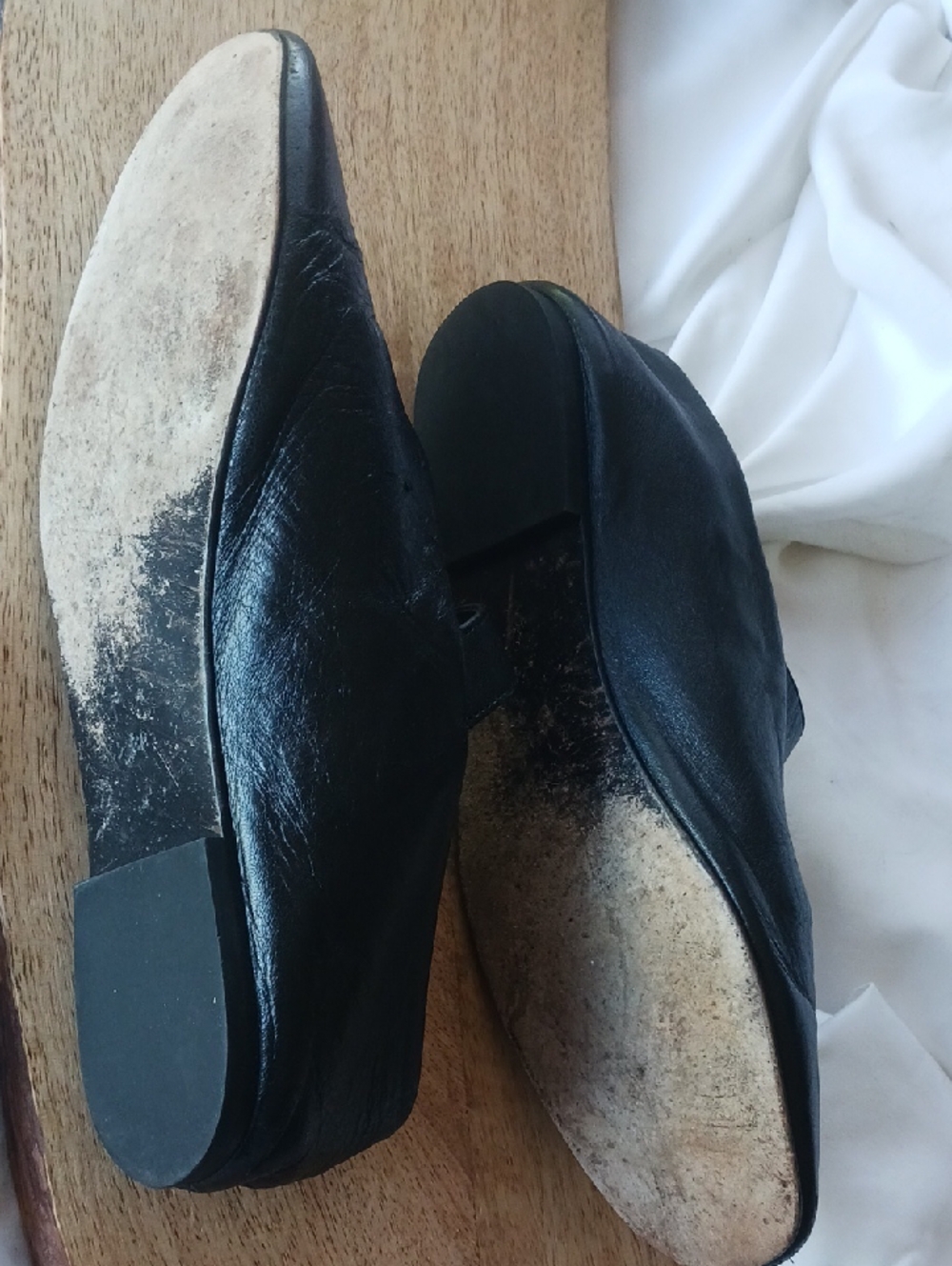 COS Black Mary Janes Silver Metal Buckle Strap Closure Gently Used Sz 39=8-8.5 - Picture 3 of 7